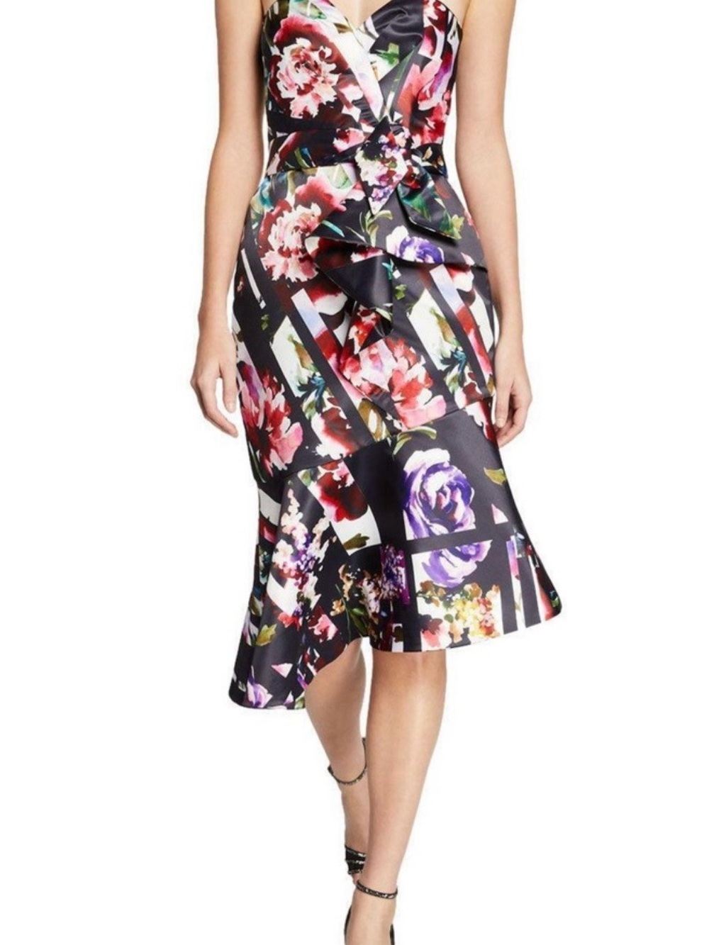 Parker Black Strapless Dress